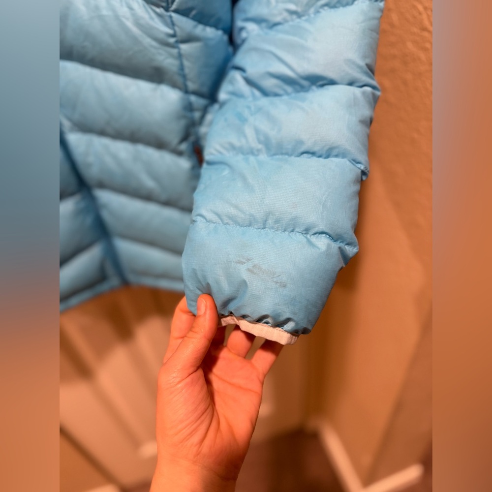 Patagonia Hi-Loft Down Filled Puffer Jacket Blue , size M - Picture 5 of 11
